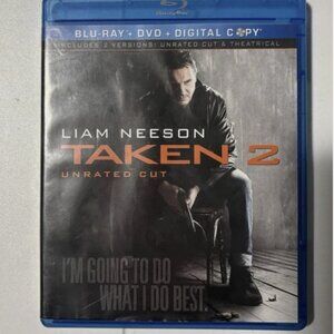 TAKEN 2 , LIAM NEESON (UNRATED CUT) DIGITAL, BLU-RAY & DVD